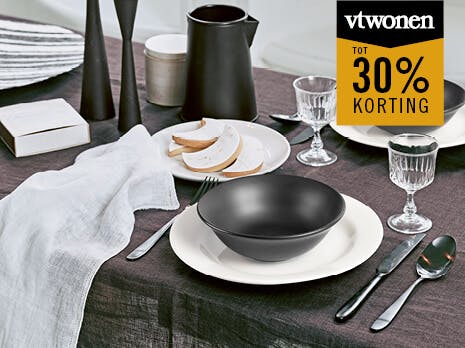 vtwonen tot 30% korting vtwonen servies & bestek