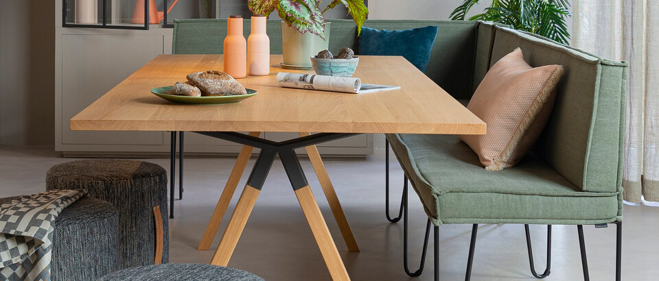 eetkamerbanken hoek Eijerkamp