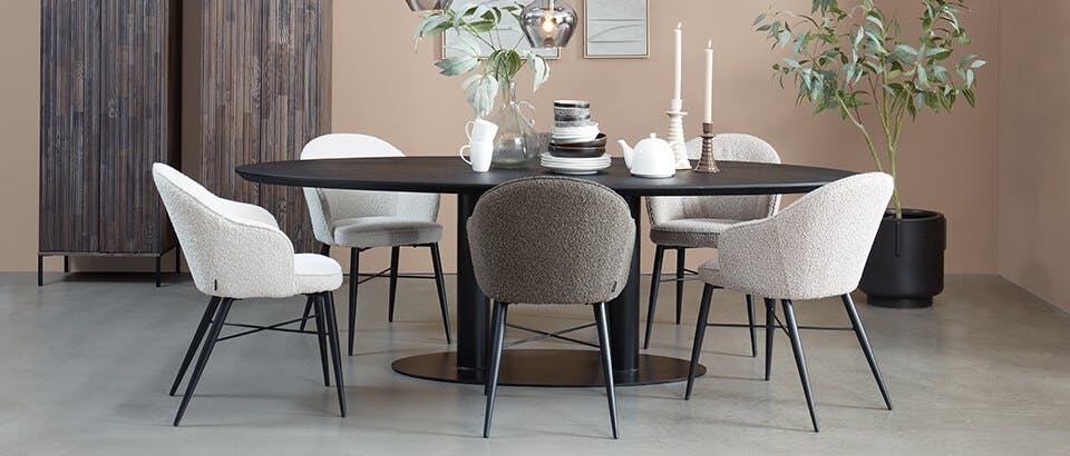Eetkamer meubelset Soft Shapes