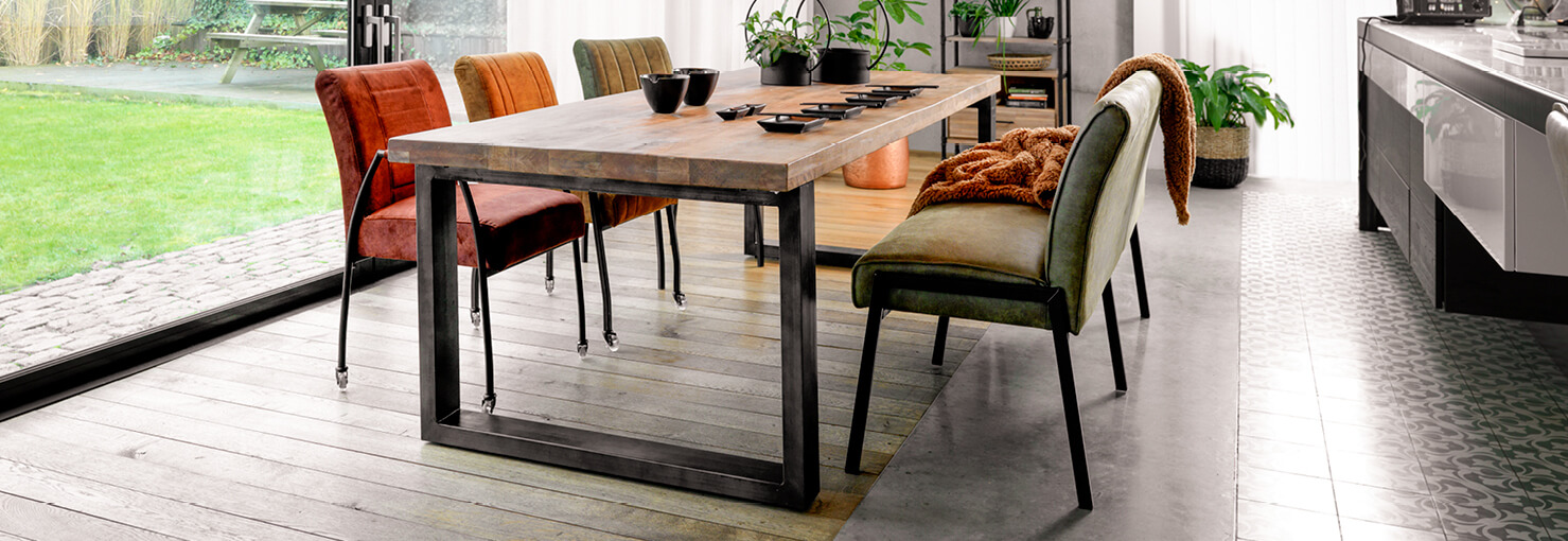 Feelings eetkamerbanken Eijerkamp