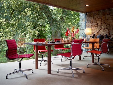Vitra: leder upgrade cadeau Aluminium Chair
