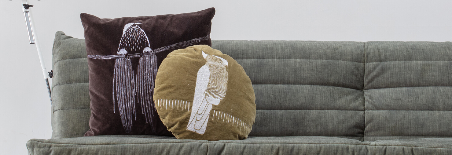 WOOOD sierkussens & plaids eijerkamp