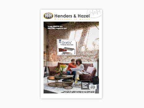 Henders & Hazel folder: geldig 1 december t/m 28 december 2022