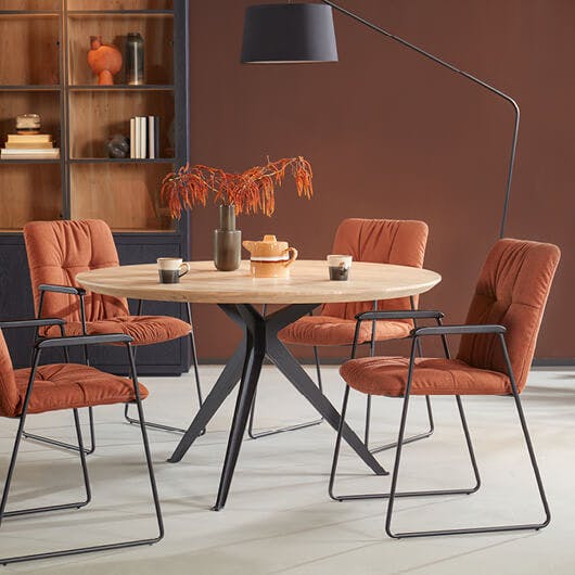 Woontrend 2023 Blue, Brown & Burnt Orange