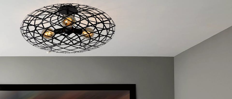 Zwarte plafondlampen