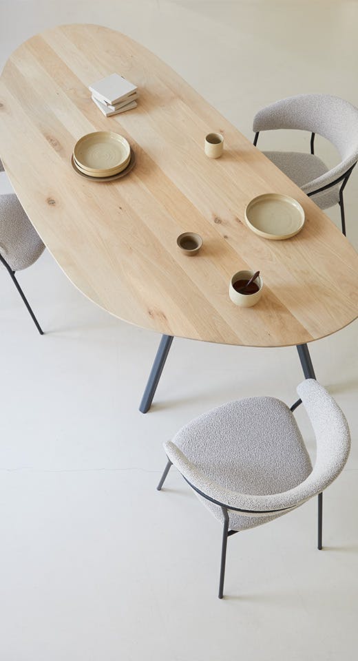 shop de look pure & simple yves eetkamerstoelen