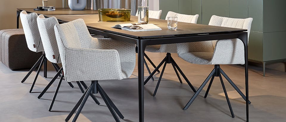 Eetkamerstoelen met armleuningen bij Eijerkamp