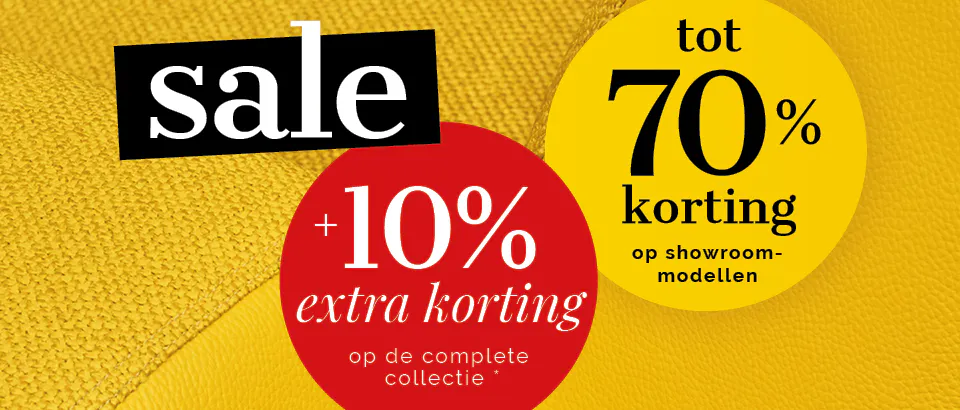 Showroom sale bij Eijerkamp + 10% korting op de complete collectie