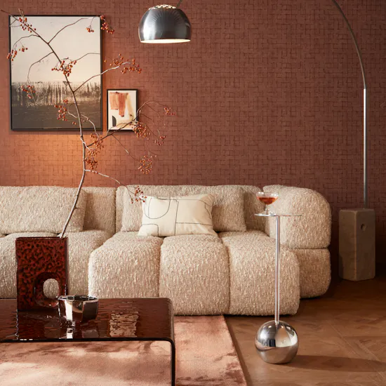 Dopamine decor bank en bijzettafel