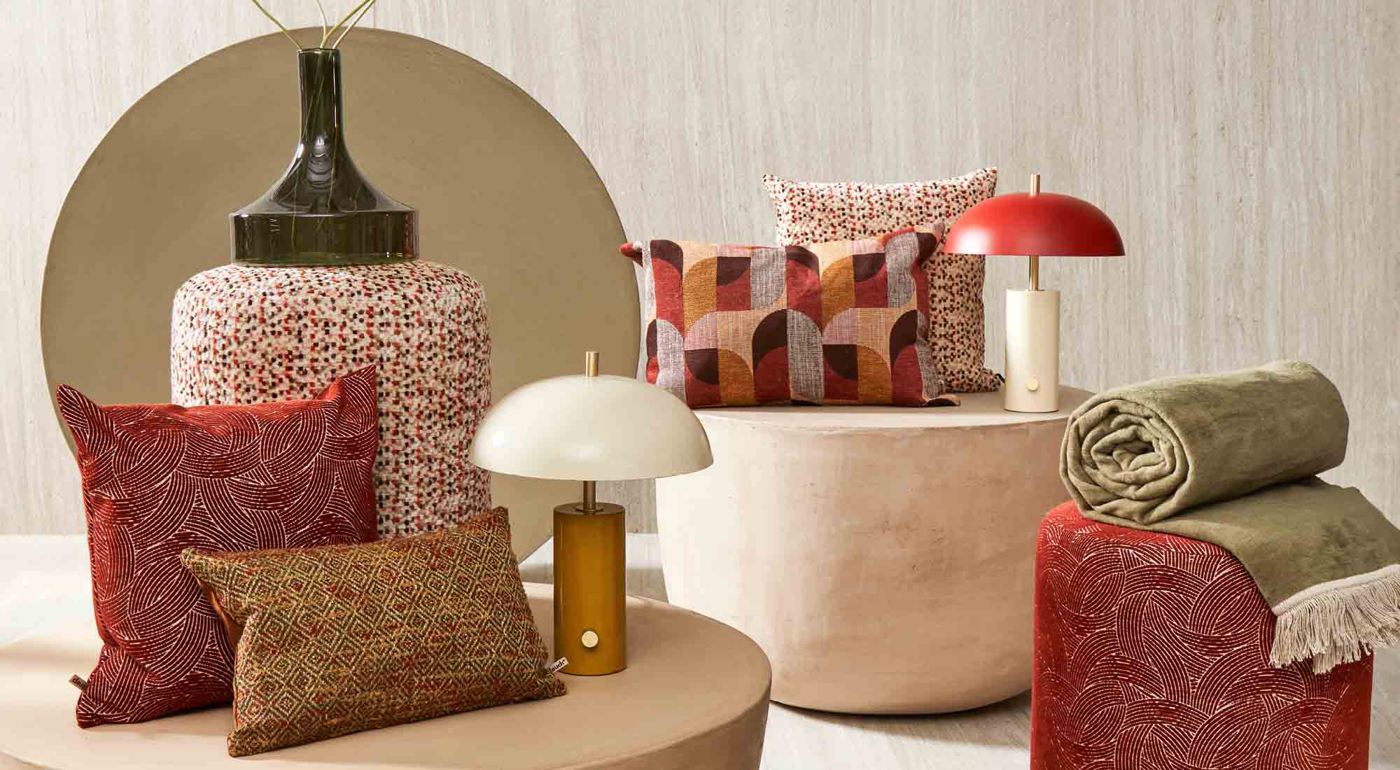 Retro tafellampen bij Eijerkamp