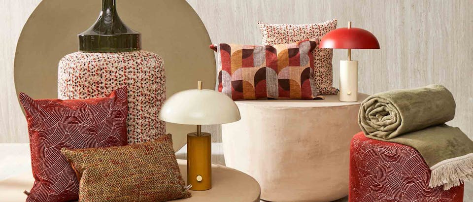 Retro tafellampen bij Eijerkamp