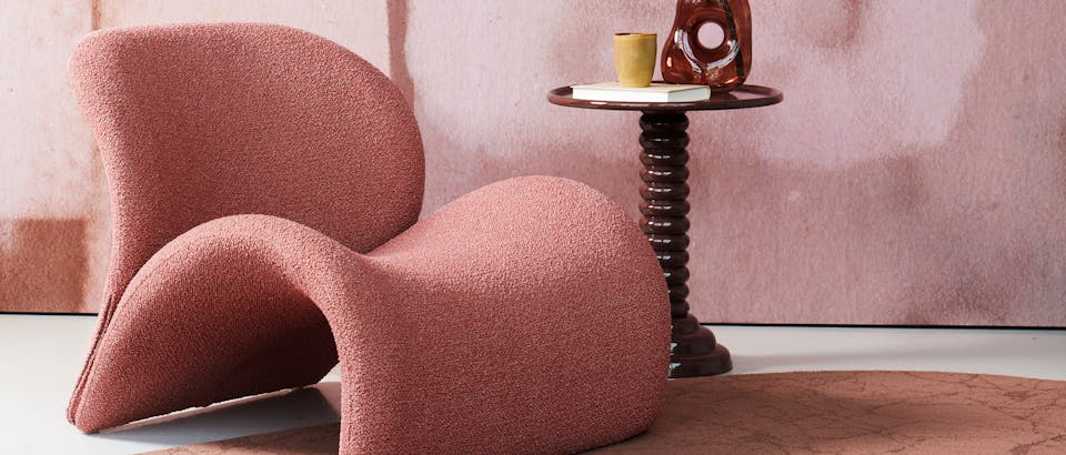 Roze fauteuils
