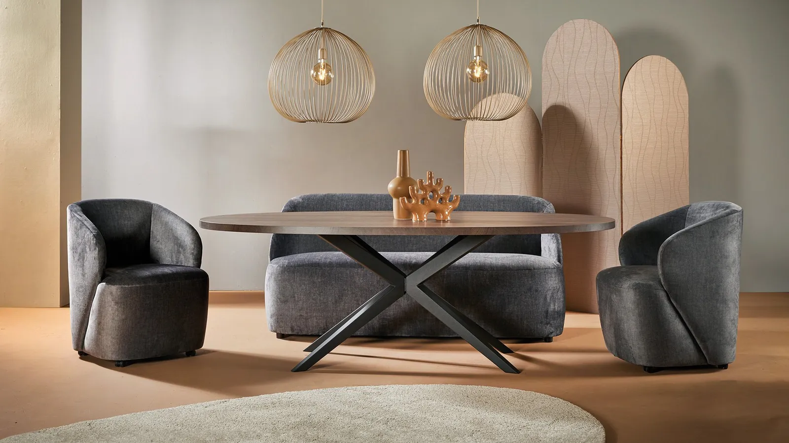 ovale eettafels bij Eijerkamp