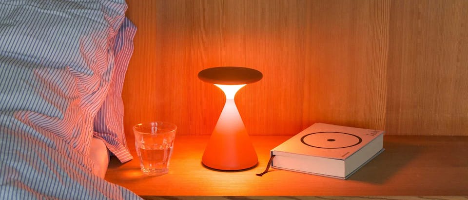 oranje tafellampen bij eijerkamp