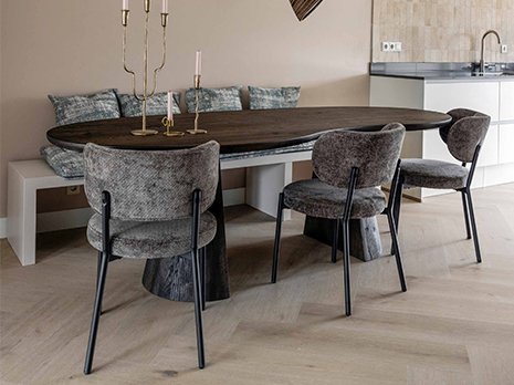 welke afmeting eettafel is geschikt?