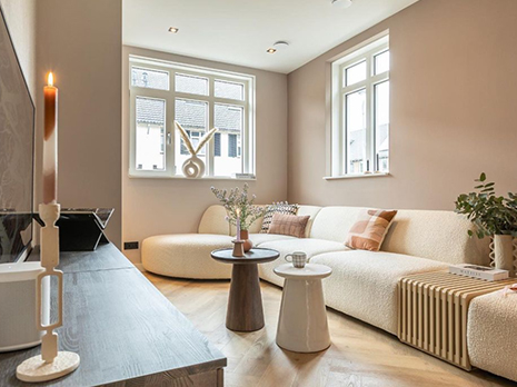 U-vormige woonkamer inrichten