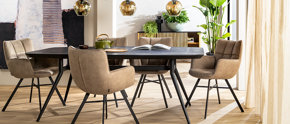 Rechthoekige eettafel