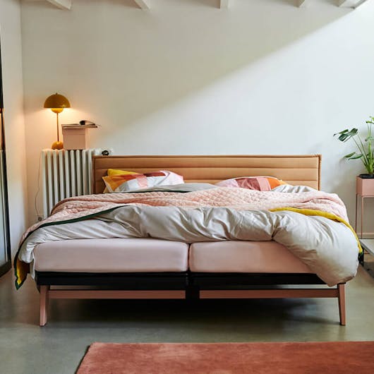 retro slaapkamer interieur