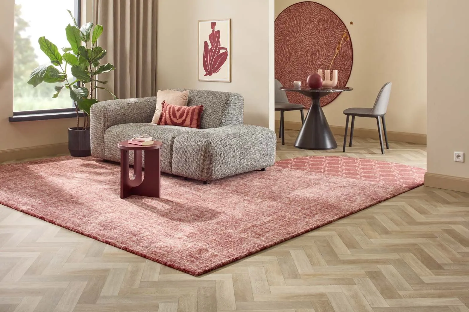 rode vloerkleden bij Eijerkamp