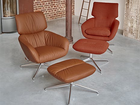 Leolux: gratis poef bij de Lloyd fauteuil