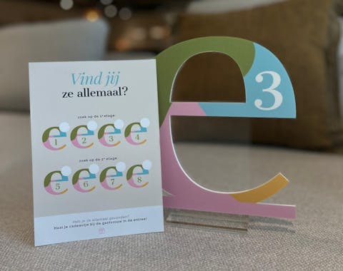 Speurtocht in de woonwinkels voor kinderen