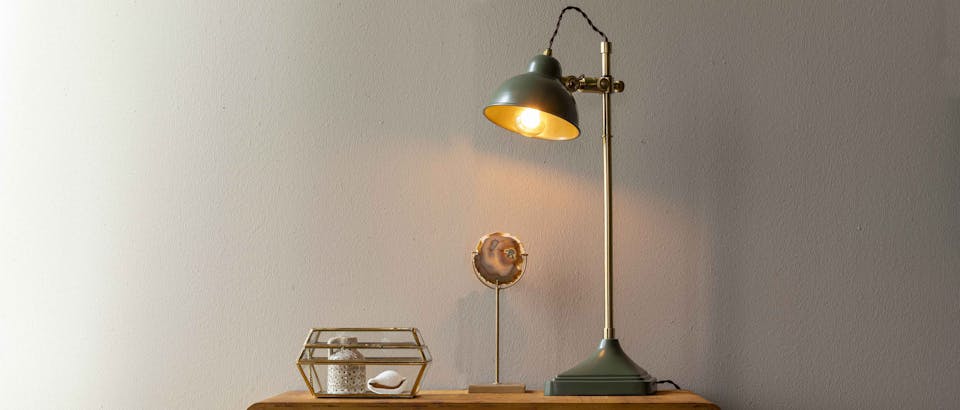 Groene tafellamp Dutchbone Todd