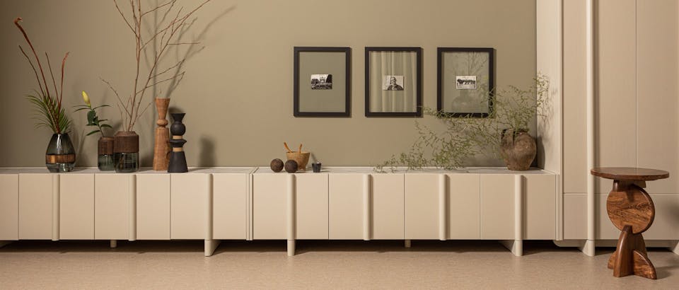 Beige dressoir