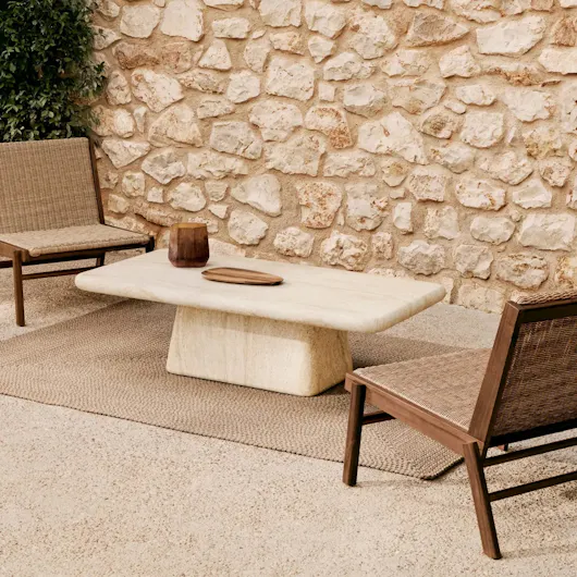 Rieten stoel Kave Home