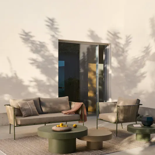 Inrichting buiten terras