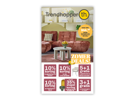 Trendhopper folder: geldig van 20 juli t/m 6 september 2026