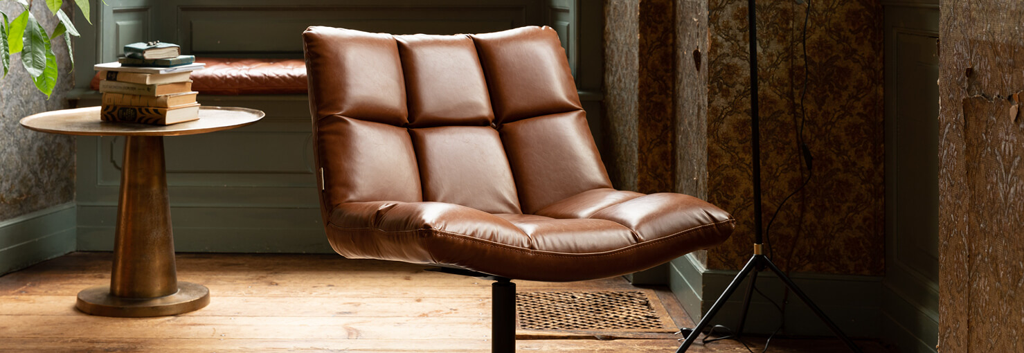 Cognac fauteuils
