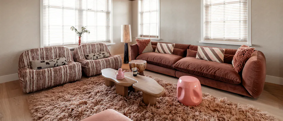 Dopamine decor woonkamer interieur