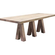 Landelijke eettafels