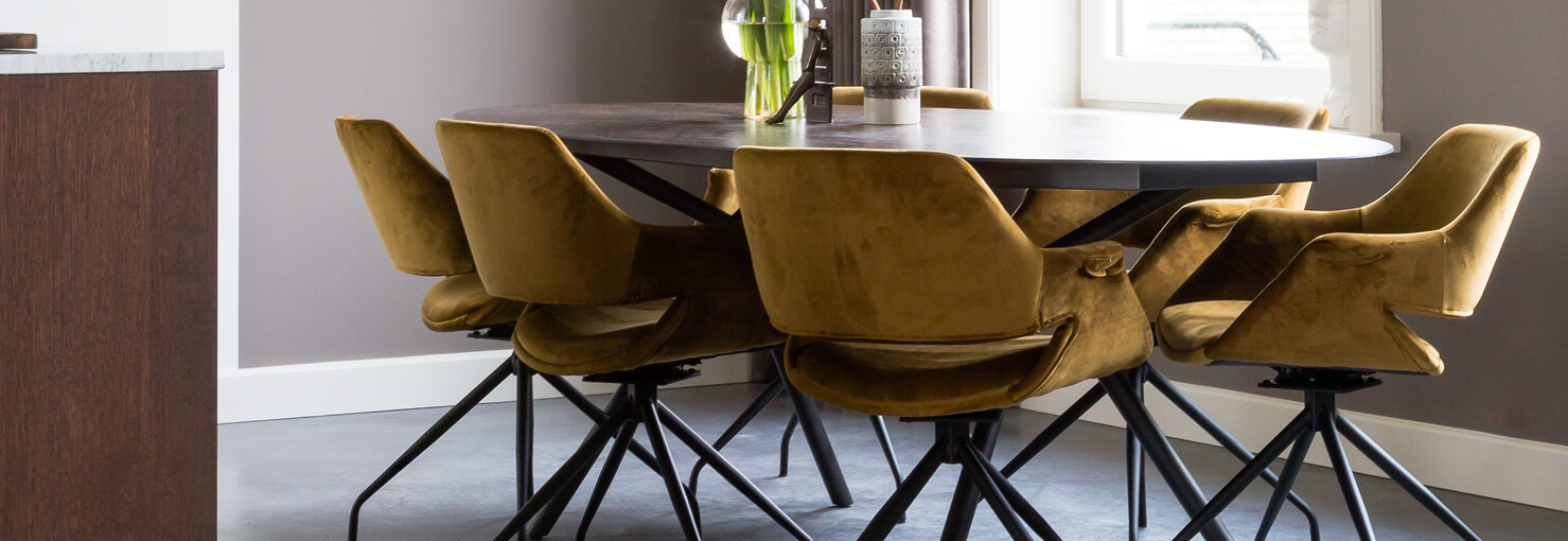 Trendhopper eetkamerstoelen eijerkamp